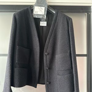 Chanel tweed jacket size 44